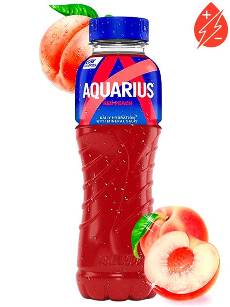 Bebida Rehidratante Isotónica de Melocotón Rojo Aquarius Light 500 ml