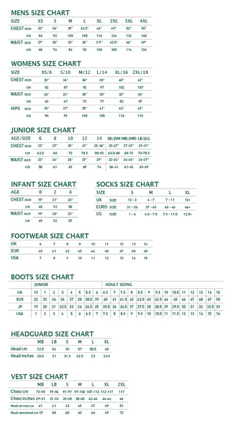 Size Guide | Huge Rugby