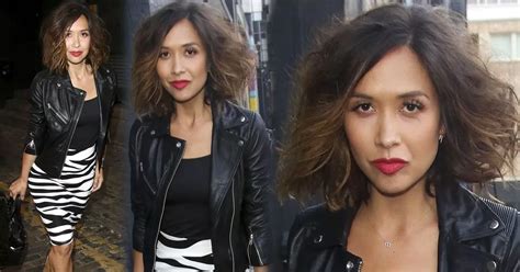 Myleene Klass Vamps Up The Glamour And Looks Sultry As She Steps Out In London Mirror Online