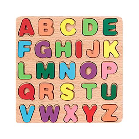 Clearance Loyerfyivos Wooden Puzzles For Toddlers Wooden Alphabet