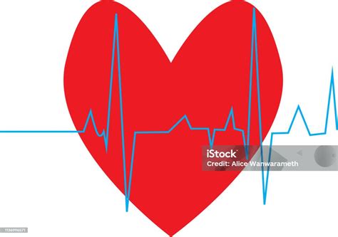 Heart With Ekg Stock Illustration Download Image Now Activity Care