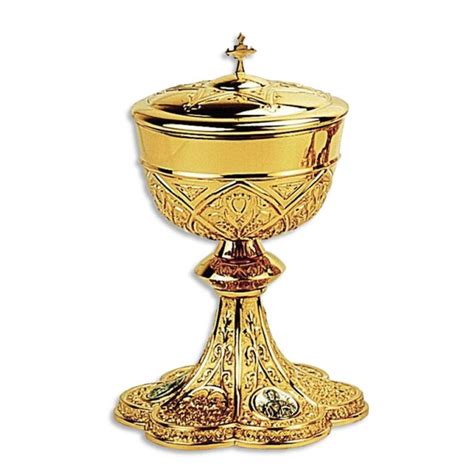 Open Ciborium Gold Plated Brass