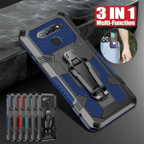 Capa De Celular Híbrida Anti Impacto Suporte Para Lg K61 Q61