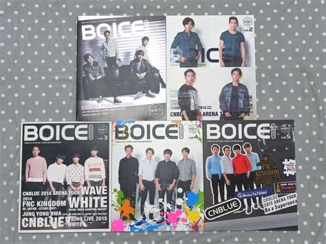 Cnblue ファンクラブ 会報誌 Boice Vol 1~5 メルカリ