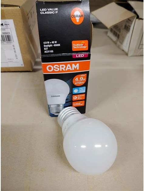 Osram Led Value Classic P Bulb Frosted W Screw Base E