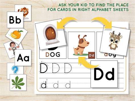 ALPHABET Worksheets Printable Toddler Learning Toy Kindergarten Busy ...