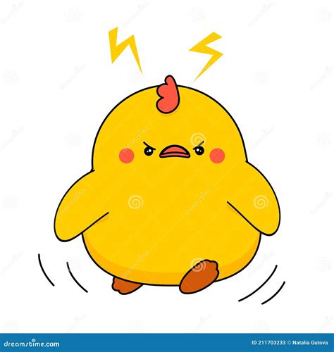 Angry Kawaii Cute Emotion Face Emoticon Vector Icon Cartoondealer