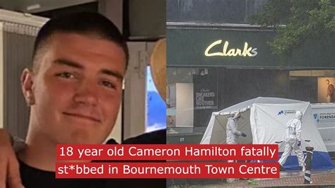 Year Old Cameron Hamilton Fatally St Bbed In Bournemouth Town Centre