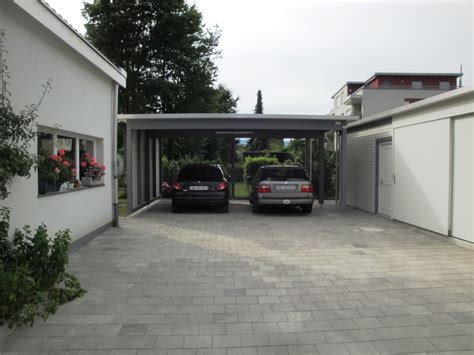 Doppelcarport Mit Bastelraum Baumberger Bau Ag