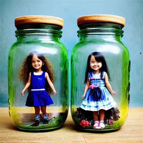 Dopamine Girl Naked Full Body Beautiful Smiling Girls Inside Jar PlVOeo1NGby