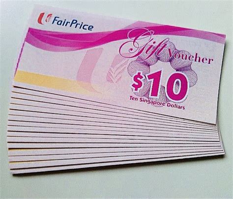 NTUC Fairprice Vouchers Tickets Vouchers Vouchers On Carousell