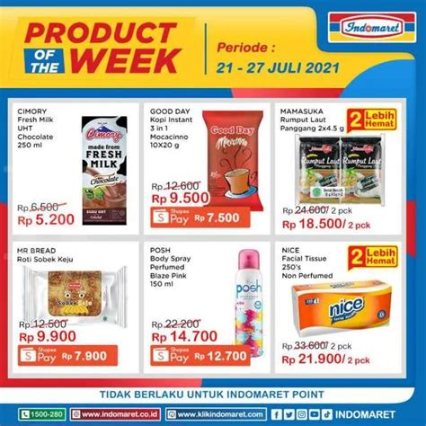 Promo Indomaret Harga Heboh Juli Ada Diskon Akhir Pekan Ini