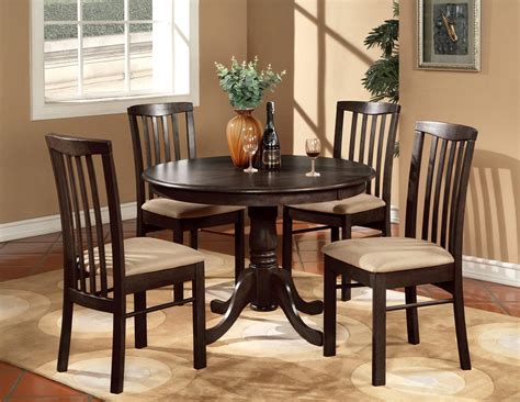 Round Kitchen Table Sets For 4