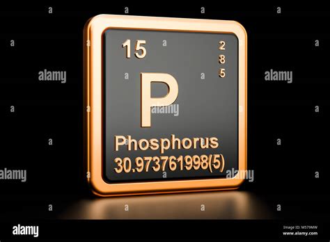 Symbol Chemical Element Phosphorus Hi Res Stock Photography And Images