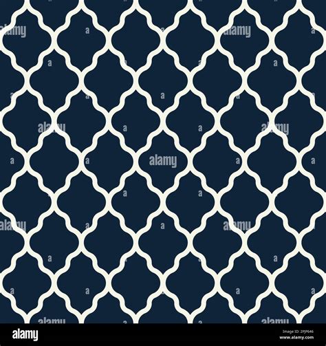 Quatrefoil Geometric Seamless Pattern Classic Fabric Seamless Pattern