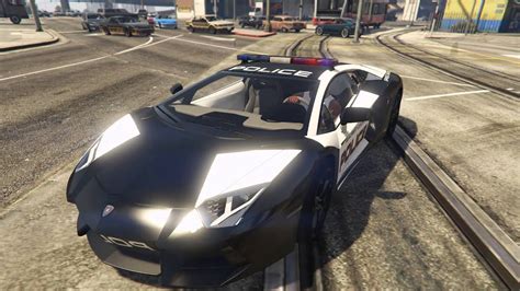 Lamborghini Aventador Hot Pursuit Police GTA