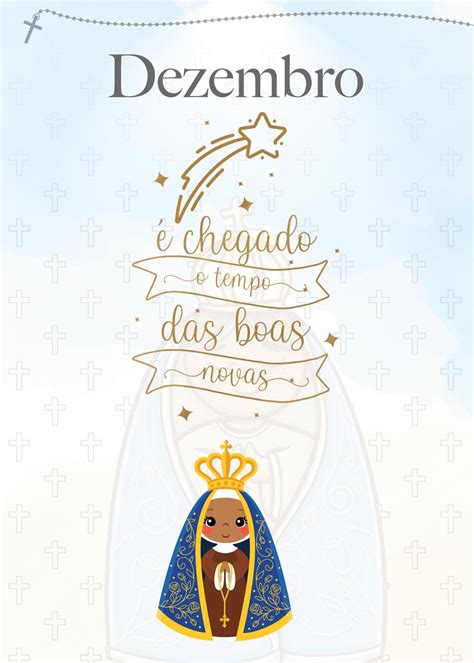 Planner Nossa Senhora Aparecida Para Imprimir Dezembro Capa