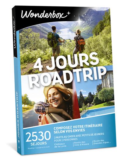 Coffret Cadeau Jours Roadtrip Wonderbox