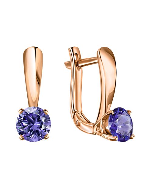 NIAGARA JEWELRY Серьги с танзанитом — купить в интернет-магазине OZON с ...