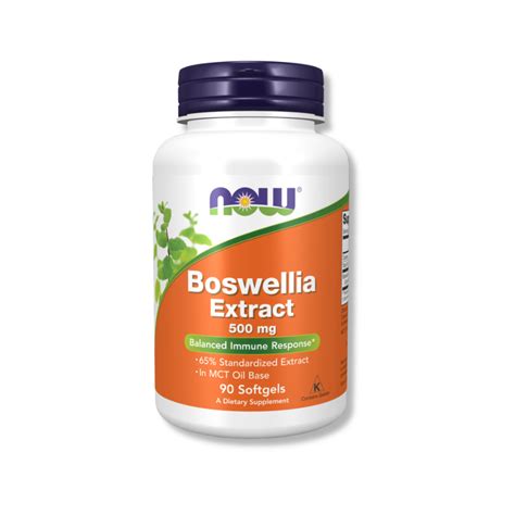NOW Foods Boswellia Extract 500 mg Softgels – Insight
