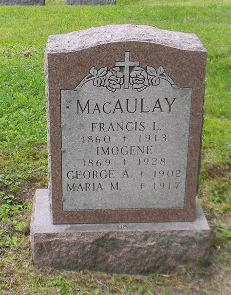 Imogene Burdett Macaulay M Morial Find A Grave