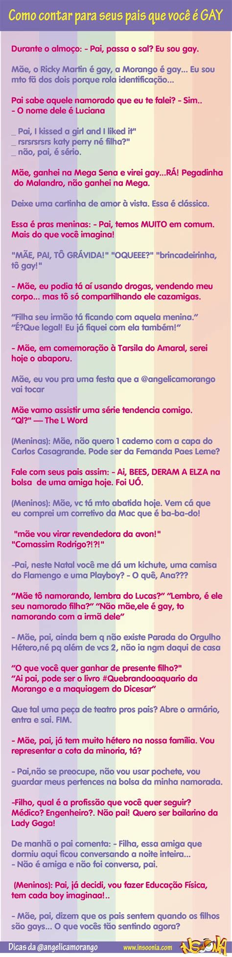 Como contar para seus pais que você é GAY