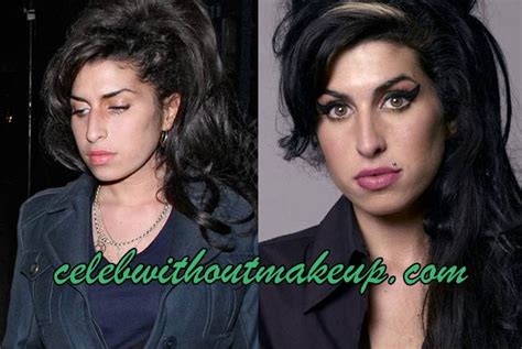 Amy Winehouse No Makeup On - Celeb Without Makeup