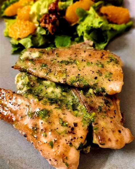 Grilled Fish With Coriander Lemon Butter Tina S Kitchen Diaries