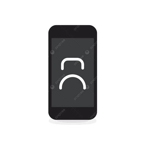 An Icon For A Phone Being Flipped Over Vector, A Simplistic Black Icon