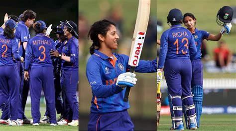 Ind Vs Wi Women World Cup Mithali Brigade Won By Runs Smriti