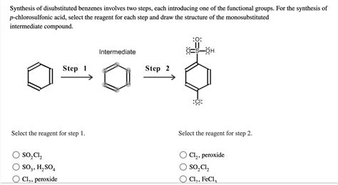 Solved Synthesis Of Disubstituted Benzenes Involves Two Chegg