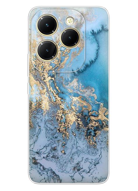 Infinix Hot 40 Pro силиконовый чехол с картинкой Необычный опал