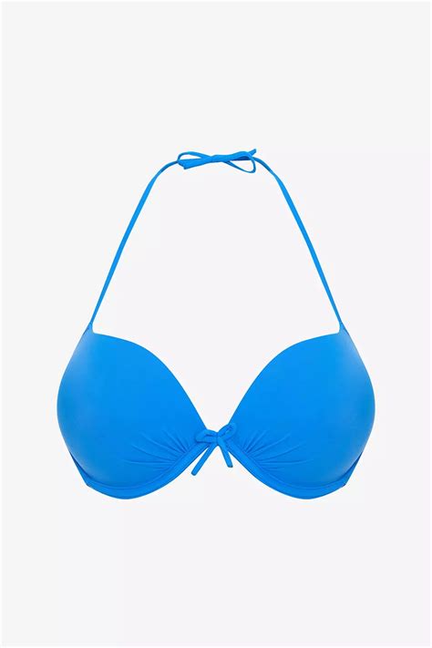 Jual Penti Push Up Blue Bikini Top Original ZALORA Indonesia