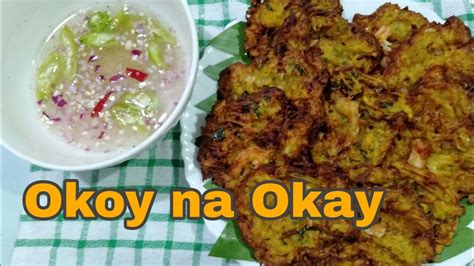 Okoy Na Okay Vegetable Ukoy L Okoy Recipe Kalabasa At Malunggay