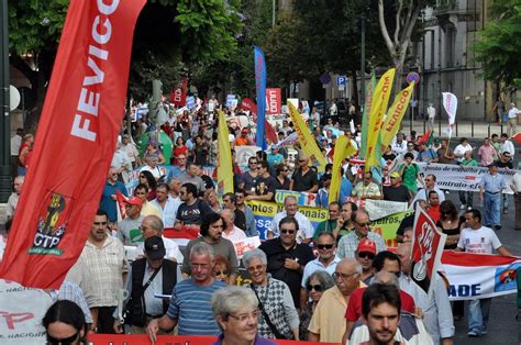 Imagens Das Manifesta Es Da Cgtp In Em Lisboa E No Porto Fenprof