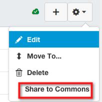 How do I share a component of my course with Canvas Commons? - Canvas ... 