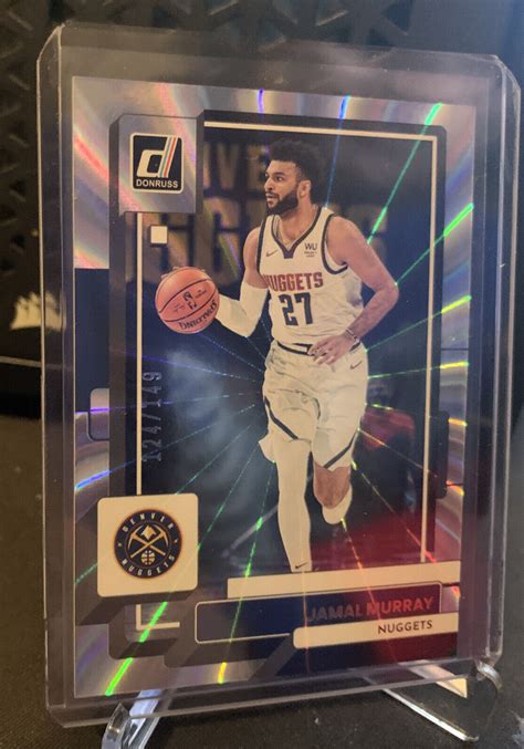 Donruss Jamal Murray Silver Holo Laser Denver Nuggets