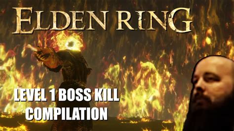 Elden Ring Boss Kills From My Level Run Youtube