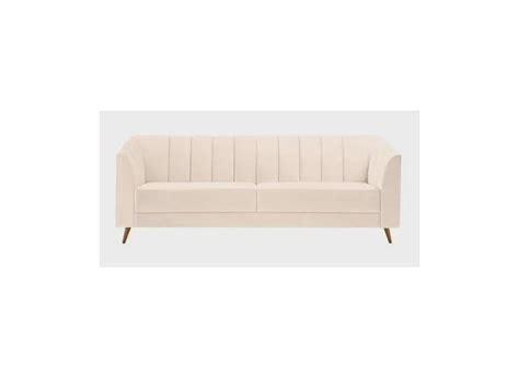 Sofá Chesterfield Luxo Camel Lugares Suede Nude o Melhor Preço é no Zoom