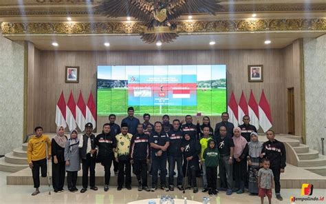 Jempolindo Id Nobar Di Pendopo Kabupaten Jember Dukung Timnas Garuda