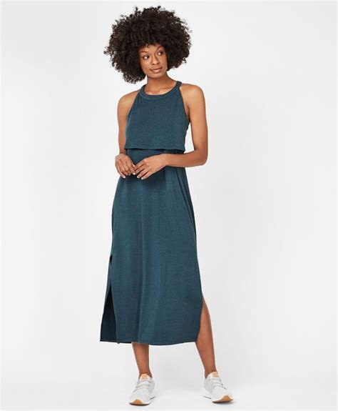 Holistic Dress Midnight Teal Womens Dresses And Jumpsuits Sweaty