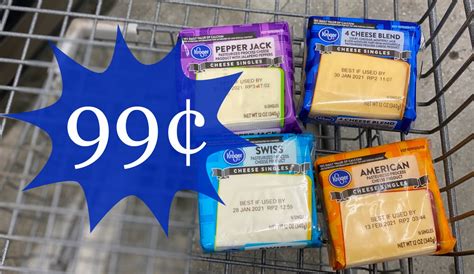 Kroger Cheese Singles are JUST $0.99! (Reg Price $1.99) - Kroger Krazy