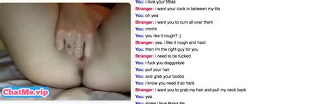 Blonde With Wet Shaved Pussy Masturbating With A Random Stranger