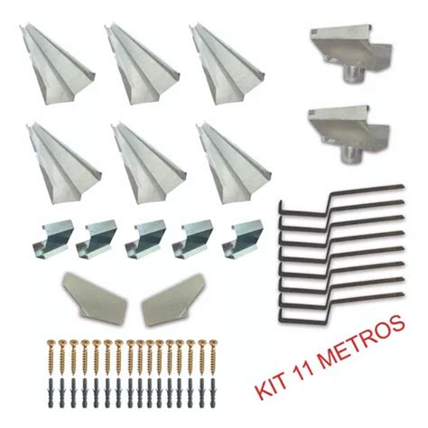 Kit Calha Beiral Corte 30 Cm 11 Mt Parcelamento Sem Juros