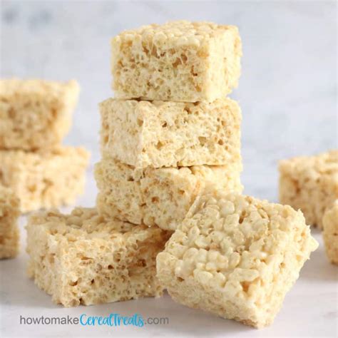 Homemade Marshmallow Rice Krispie Treats Recipe