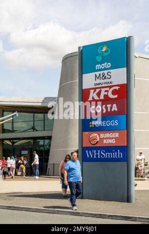 Moto Wetherby Services On The A M In North Yorkshire Stock Photo Alamy