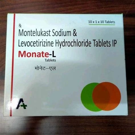 Monate L Montelukast Sodium Levocetirizine Hydrochloride Tablets Ip