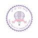 Baby Shower Stickers Hot Air Balloon Stickers Personalized Baby Shower Thank You Stickers