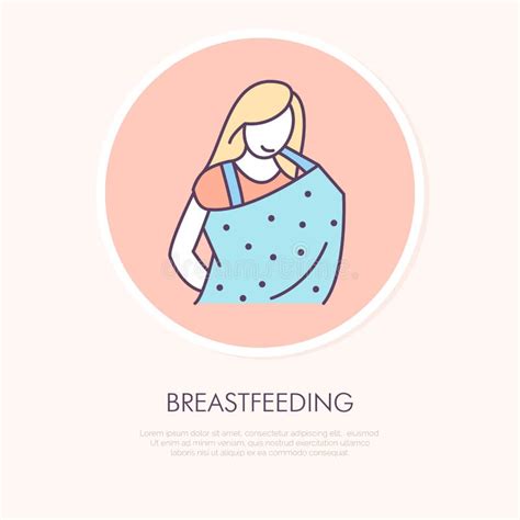 Modern Icon Breastfeeding Stock Illustrations Modern Icon