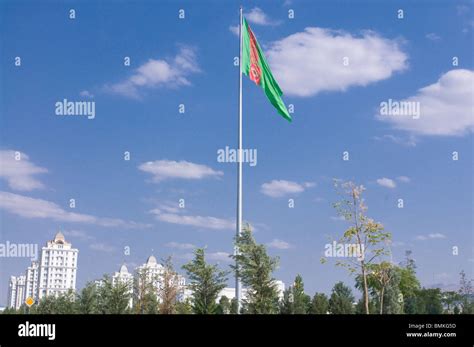 Flag Of Turkmenistan Hi Res Stock Photography And Images Alamy